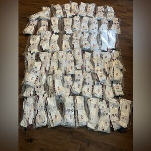 58 pairs of Nike socks